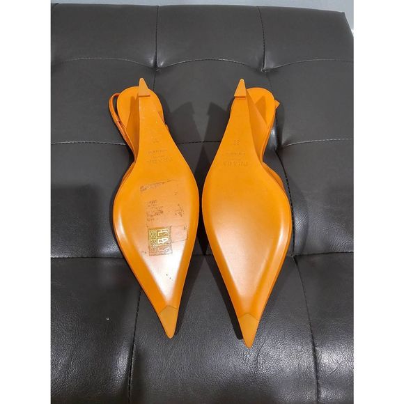 New Prada Leather Slingback pumps in size 38 - Picture 5 of 8